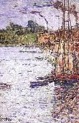 The Mill Pond at Cos Cob Childe Hassam
